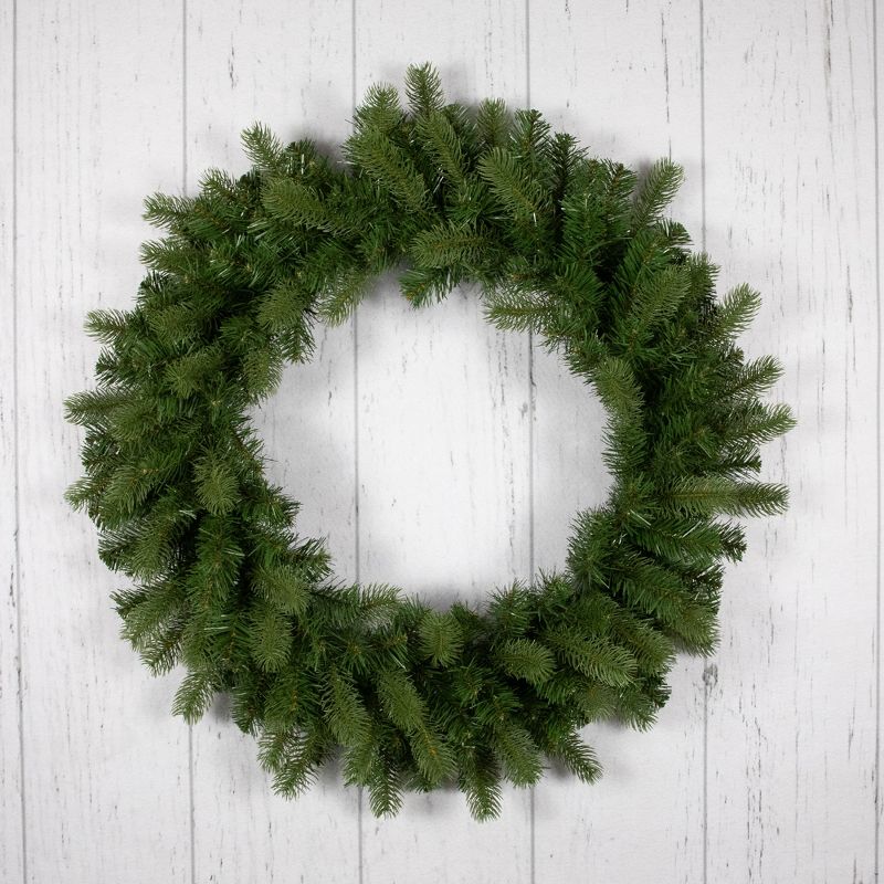 Northlight 30" Unlit Noble Fir Artificial Christmas Wreath, 5 of 11