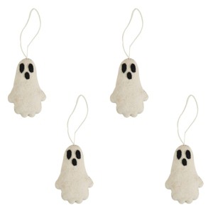 Park Designs Spooky Ghost Felt Ornament Set of 4 - 1 of 4