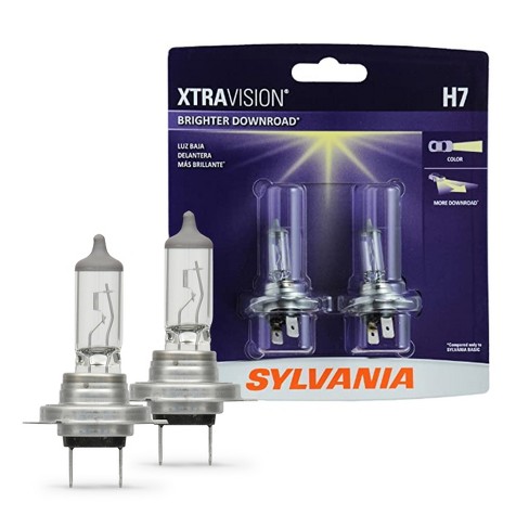 Sylvania H7 XtraVision Halogen Headlight Bulb, Pack of 2