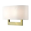Livex Lighting 2 - Light Wall Light in  Antique Brass - 3 of 4