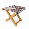 Marta Barragan Camarasa Tropical Modern Abstract Folding Stool - Deny Designs - 2 of 3