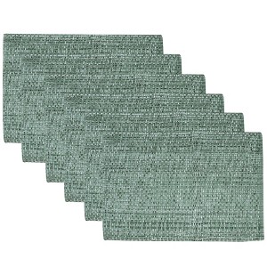 Two Tone Cotton Woven 13x19 Placemat Sets by Sweet Home Collection® - 1 of 4