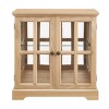FURNIinspire Utility Storage Cabinets Display Cabinet, Antique Storage Cabinet, Showcase Bookcase With Adjustable Shelves, Brown, 15.75"*30.32"*32.09" - 4 of 4
