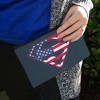Superman Usa American Flag Shield Logo Makeup Cosmetic Bag Organizer Pouch - 3 of 4