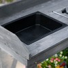 VYNXARIA  36'' Wooden Potting Bench with Sink, Wheels, and Ample Storage! - 2 of 4