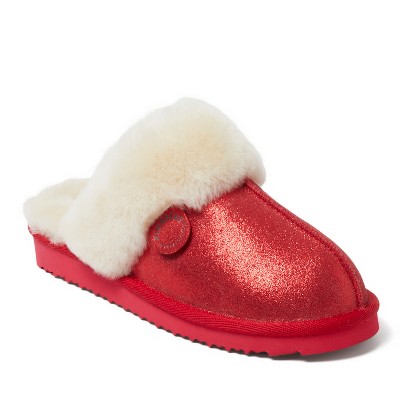 Fireside By Dearfoams Women's Sydney Genuine Shearling Scuff Slipper