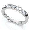 Pompeii3 1/4Ct Diamond Channel Set Wedding Stackable Band 14k Gold or Platinum Lab Created - 3 of 4