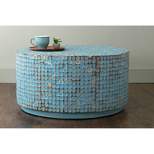 Cummings Coconut Shell Inlay Coffee Table - East at Main