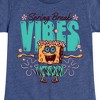 Girls' - SpongeBob SquarePants - Spring Break Vibes Fitted Short Sleeve Graphic T-Shirt - 2 of 4