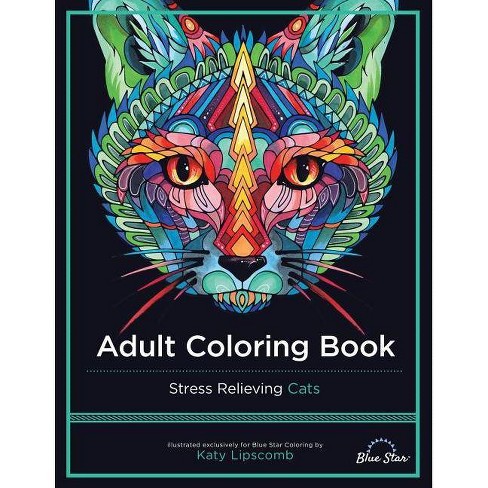 Download Adult Coloring Book: Stress Relieving Cats - (Paperback ...