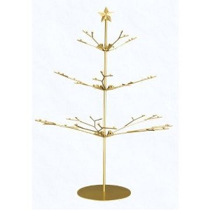 Old World Gold Christmas Ornament Metal Display Tree - 1 of 1