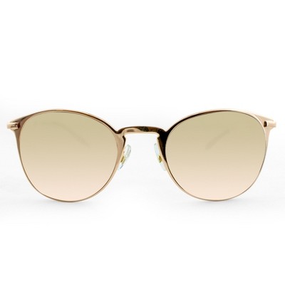 rose gold retro sunglasses