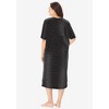 Dreams & Co. Plus Size Long Tagless Sleepshirt - 3 of 4