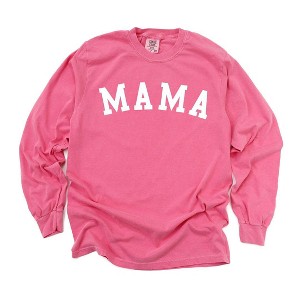 Simply Sage Market Women's Mama Bold Long Sleeve Garment Dyed Tee - 1 of 3