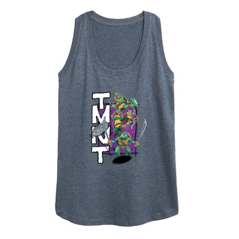 T-shirt Femme TMNT – Tortues Ninja – Noir – Taille S – Authentique Nickelodeon