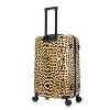 InUSA PRINTS Lightweight Hardside Large Checked Spinner Suitcase - Cheetah - 4 of 4