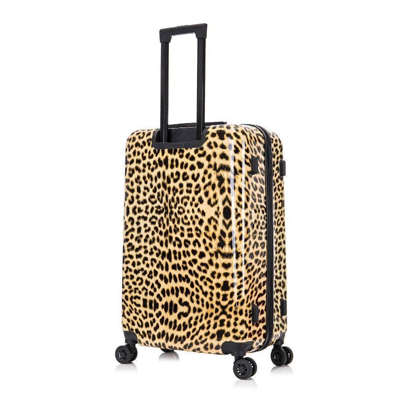 InUSA PRINTS Lightweight Hardside Large Checked Spinner Suitcase - Cheetah, 5 of 17