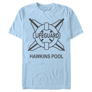 Men's Stranger Things Hawkins Lifeguard T-Shirt - 1 of 3