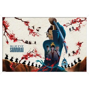 Trends International Netflix Blue Eye Samurai (2023) - One Sheet Framed Wall Poster Prints - 1 of 4