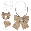 INSPIRE CHIC Women's Pre-tied Colorful Plaid Elastic Strap Party Costume Bow Ties - 3 of 4