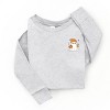 The Juniper Shop Ghost Pumpkin Spice Sparkle Youth Long Sleeve Tee - 3 of 4