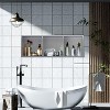 Stainless Steel Shower Niche, 12" X 12" No Tile Needed Recessed Shower Niche Shelf,Modern Wall Storage Niche for Bathroom Storage, Brushed - 3 of 4