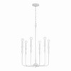 Capital Lighting Paloma 6 - Light Chandelier in  Textured White - 4 of 4