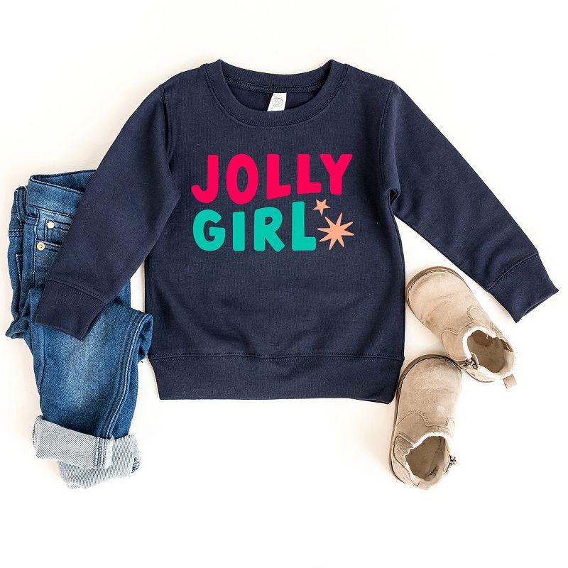 The Juniper Shop Jolly Girl Star Toddler Graphic Sweatshirt, 2 of 3