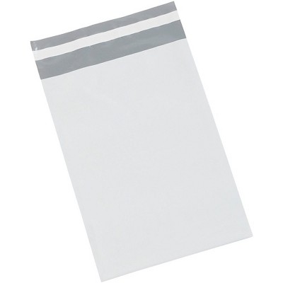 Staples Poly Mailers 7 1/2" x 10 1/2" White 100/Case CW56635