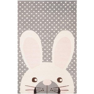 Safavieh Kids Rabbit SFK922 Hand Tufted Indoor Rugs - Safavieh - 1 of 4