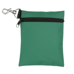 Unique Bargains Oxford Cloth Zipper Professional Golf Tee Pouch 5.5" x 6.7" - 1 of 4