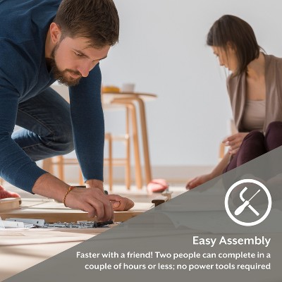 Antique White King Sausalito Bed with Cane Wingback Design