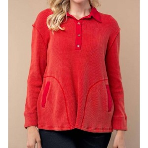 Women's Everyday Ease Knit Top - White Birch - 1 of 4