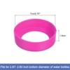 Unique Bargains Silicone Protective Water Bottle Bottom Boot for 70mm 4 Pcs - 2 of 4
