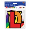 Beistle Love Is Love Streamer, 6.25" x 7', (2/Pkg) Multicolored - 3 of 4
