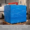 PSBM 1 Roll 20 in. x 5000 Ft. x 80 Gauge Opaque Blue Cast Hand Machine Stretch Wrap - 3 of 4
