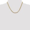 Black Bow Jewelry 4.75mm, 14K Yellow Gold, Hollow Anchor Link Chain Necklace - 2 of 4