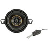 Kicker 51KSC3504 KS-Series 3.5" Coaxial Speakers with .5" tweeters, 4-Ohm, Pair - 2 of 4