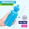 4E's Novelty 22-Pack 18 oz Squeeze Water Bottles for Kids – BPA-Free Neon Plastic Sports Bottles, Party Favors, School Gifts, Bike & Gym Bottles Bulk - 2 of 4