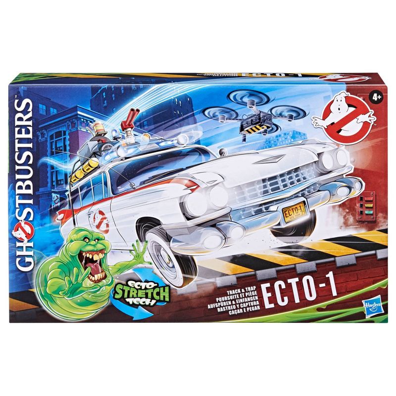 Ghostbusters Track and Trap Ecto-1 Toy Vehicle with Slimer Figure, 3 of 11