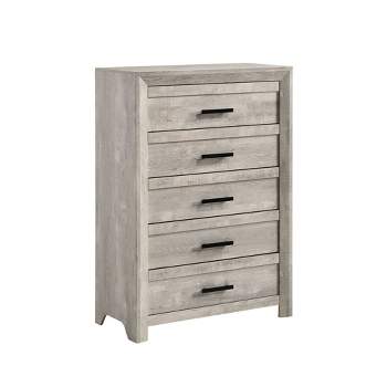 Keely 5 Drawer Chest White - Picket House Furnishings