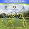 INFURNIC Baby Activity Gyms Outdoor Climbing Dome Jungle Gym for Kids with Safety Hand Grips, Multicolor, 126"*126"*59.1" - 4 of 4