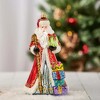 Miss Christmas 7.5 Inch Classic Santa With Gifts Christmas Tree Ornament , Christmas Decor Christmas, Holiday, Vintage (1PC) - 4 of 4