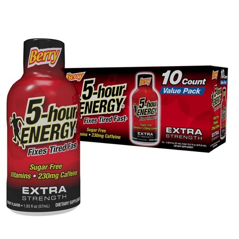 5 Hour Energy Extra Strength Shot - Berry - 10pk : Target