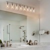 BAOURE Modern Vanity Light, Bathroom Light Fixtures for Expansive Bathrooms, Wall Lamp with Clear Glass for Mirror, Living Room - 4 of 4