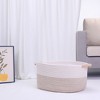 Unique Bargains Woven Handles Shelf Closet Storage Basket - 4 of 4