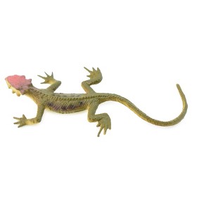 Collectible Wildlife Gifts | Lizard, Brown Lizard Red Spot on Head, Rubber Reptile Toy, Realistic Figure, Model, Gift,      3"      F6070 B380 - 1 of 4