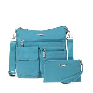 baggallini Women's Modern Everywhere Slim Crossbody Bag with RFID Wristlet - 1 of 4