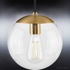 Urban Ambiance Luxury Minimalist Pendant 8.75''H x 8''W,  Brushed Bronze Finish,  Canton Collection, UHP4011 - 4 of 4
