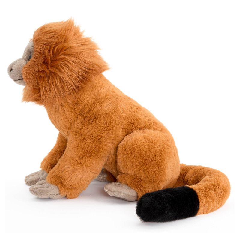 FAO Schwarz 12&#34; Baby Monkey Gold Lion Tamarin Toy Plush, 6 of 9